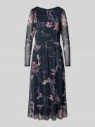 Getailleerde vrijetijdsjurk van mesh