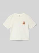 Regular fit T-shirt van puur katoen, model 'REX'