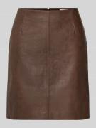 Minirok in leerlook, model 'KATE'