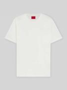 Slim fit T-shirt van puur katoen, model 'DIMERSTEE'