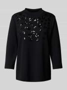 Regular fit 3/4-shirt van viscosemix