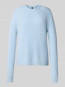 Regular fit gebreide pullover van viscosemix, model 'FIA'