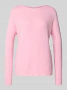 Gebreide pullover met ribboorden