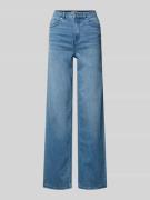 Wide leg jeans van katoenmix, model 'JUICY-WAUW'