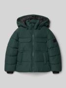 Regular fit gewatteerd jack met afneembare capuchon, model 'JELIJAH'