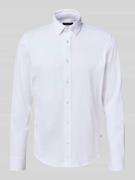 Slim fit vrijetijdsoverhemd met kentkraag, model 'trostol'