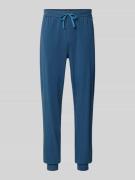 Regular fit sweatpants van katoenmix