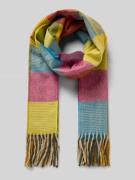 Sjaal met franjes, model 'happy'