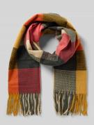 Sjaal met franjes, model 'happy'