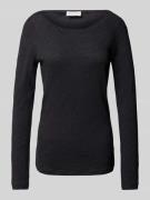 Slim fit shirt met lange mouwen van puur katoen