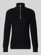 Gebreide pullover met schipperskraag