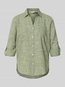 Regular fit overhemdblouse van puur katoen