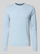 Regular fit gebreide pullover van zuiver katoen