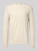 Pullover van merinowol met ronde hals