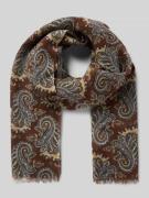 Sjaal van wol met paisleymotief