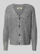 Gebreid jack met V-hals, model 'Koon'