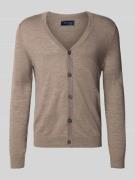 Gebreid jack met V-hals