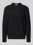 Relaxed fit pullover van katoenmix met wol, model 'JAMES'