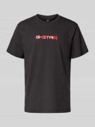 T-shirt met labelprint