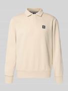 Sweatshirt met polokraag