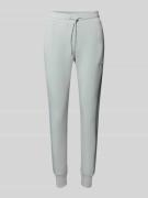 Slim fit sweatpants met elastische band, model 'ALLIE SCUBA'