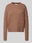 Gebreide pullover van kasjmier met ronde hals