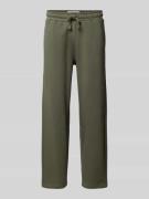 Regular fit sweatpants van katoenmix, model 'CERES'