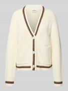 Gebreid jack met V-hals