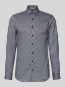 Slim fit zakelijk overhemd met kentkraag