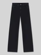 Wide leg jeans van puur katoen, model 'MARLENE'