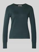 Gebreide pullover met ronde hals