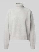 Gebreide pullover met opstaande kraag