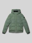 Gewatteerd jack met labelpatch, model 'HASWAR’