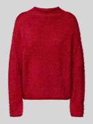 Gebreide pullover met ronde hals, model 'Cat'