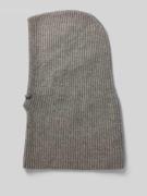 Bivakmuts van puur kasjmier in gebreide look