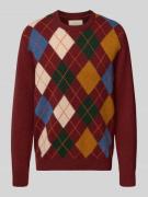 Gebreide pullover met ronde hals