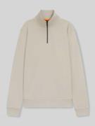 Regular fit sweatshirt van puur katoen