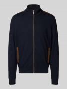 Sweatjack met opstaande kraag, model 'Selanik'