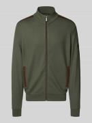 Sweatjack met opstaande kraag, model 'Selanik'