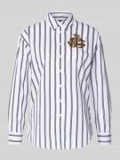 Regular fit overhemdblouse met labelapplicatie, model 'KOTTA'