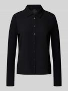 Slim fit overhemdblouse van een mix van viscose en elastaan, model 'Ki...