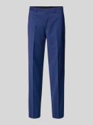 Slim fit pantalon van wolmix, model 'HESTEN'