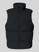 Regular fit outdoorvest met opstaande kraag