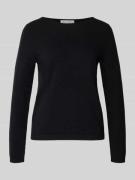 Regular fit gebreide pullover met scheerwol