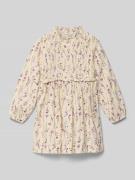 Fit en flare vrijetijdsjurk van zuiver katoen