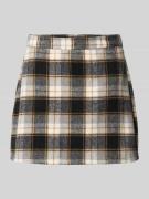 Regular fit minirok met ruitmotief, model 'NAYA'