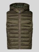 Bodywarmer met capuchon en steekzakken