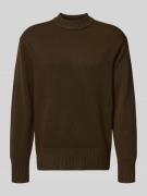 Relaxed fit gebreide pullover van een mix van wol en kasjmier, model '...