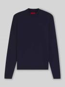 Regular fit gebreide pullover van viscosemix, model 'SAN MARC'