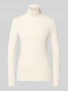 Shirt met lange mouwen en col, model 'ALANA'